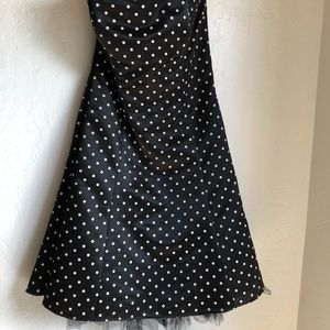 Strapless pinup dress